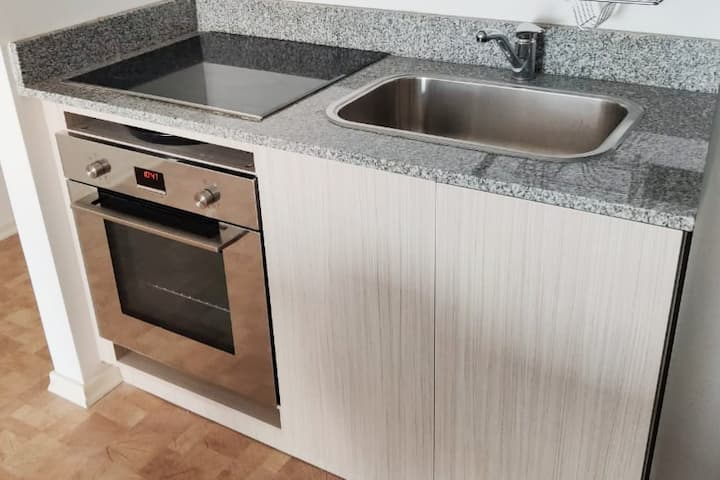 Лофт-студия 37 m² с балконом в Recoleta