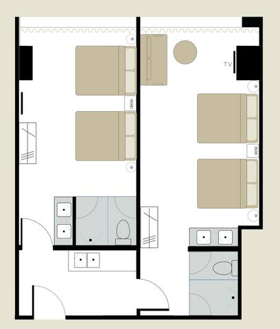 U3 High Floor 2 Bedrooms Apt. TPE 101 City View gallery image 2