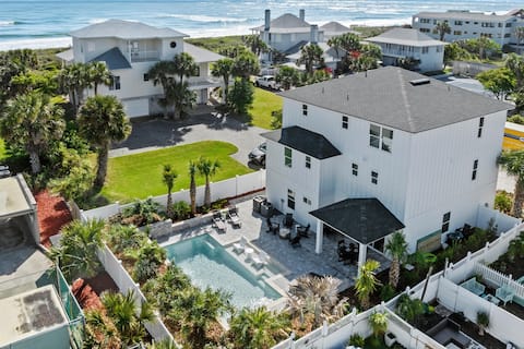 Private Pool | 3 King Suites | Steps to the Beach
