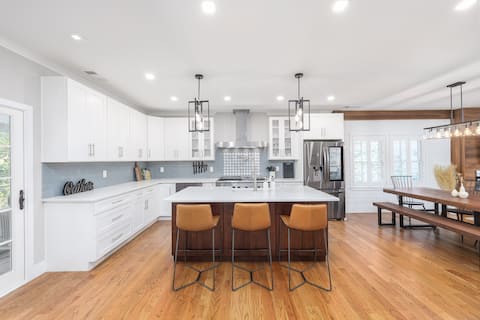 PingPong, Pickleball, clean 5 bdrm & 8bds, Roswell