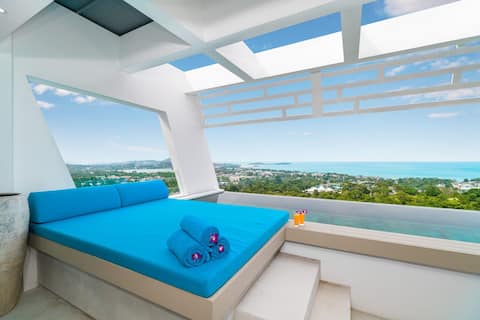 Aqua Jai 2 - Ocean View Chaweng Hills w/ Gym, Pool