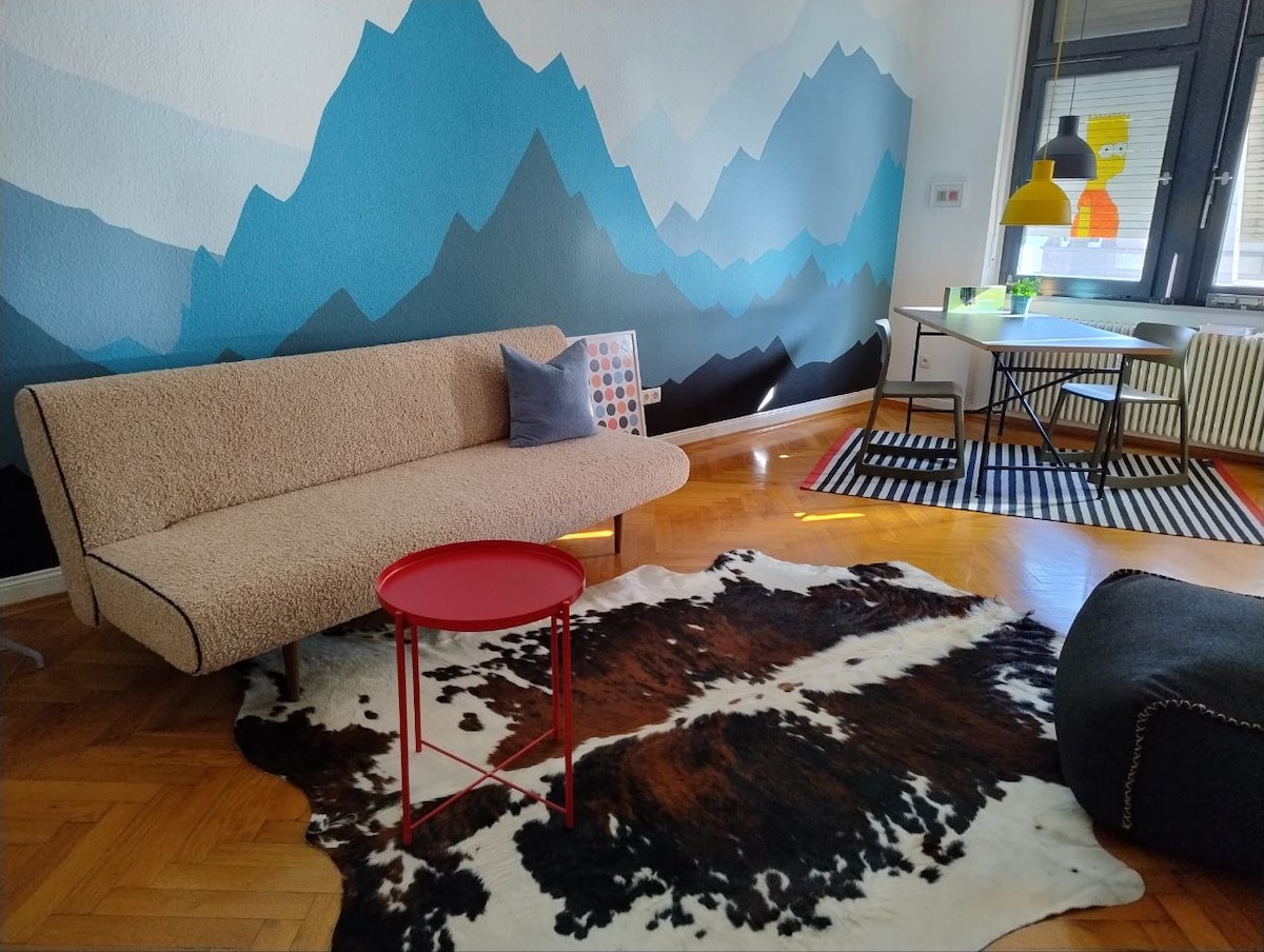 Je kunt hier comfortabel zitten of goed slapen op 120 x 200 cm