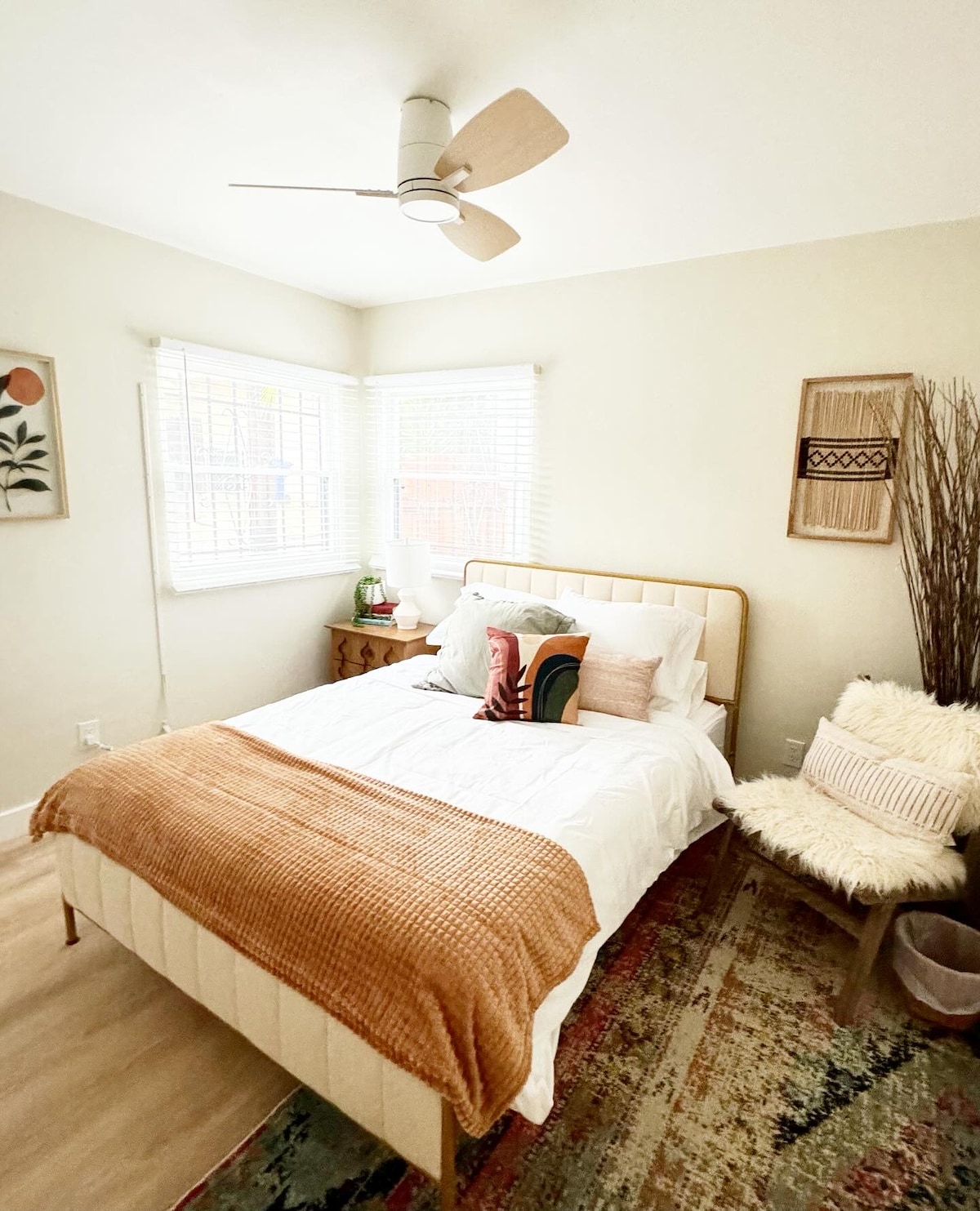 Queen Bed with large closet available. 