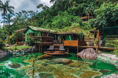 Cabana Águas | Piscina Privativa + Jacuzzi + Sauna