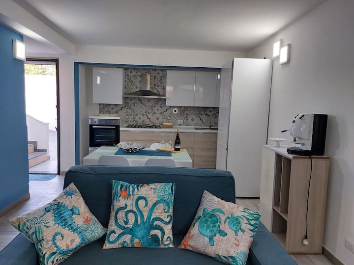 Cocina/sala - Apartamento en el piso inferior