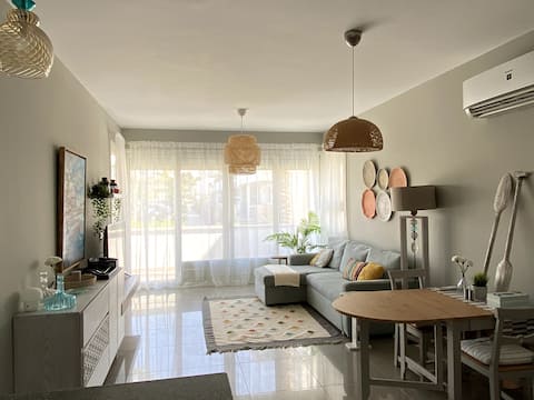 Almaza Bay, Ground floor 2 Bedroom Apt, Beachtown