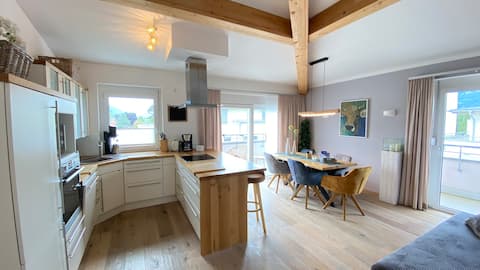 Penthouse in Sonthofen with Sauna