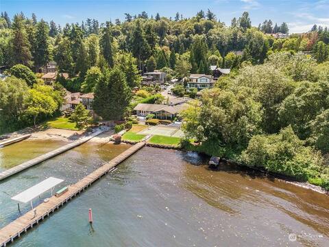 Water Front Home on Mercer Island
