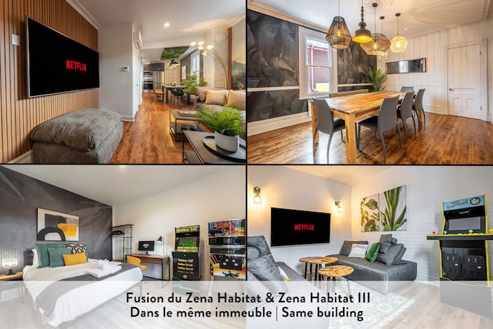 The Zena Fusion |2 parkings |Workdesks |Arcade |AC