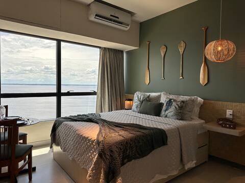 Luxury studio with stunning river views.