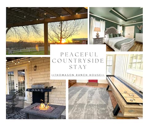 Family-Friendly Ranch, King Suite, Fire-Pit &Grill