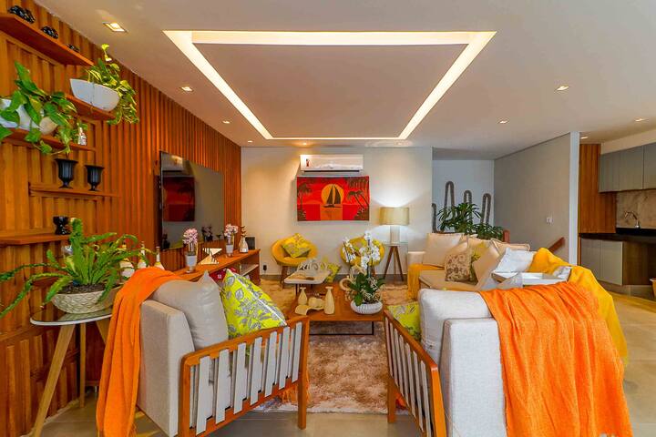 Lindíssima cobertura Duplex de Luxo frente à praia