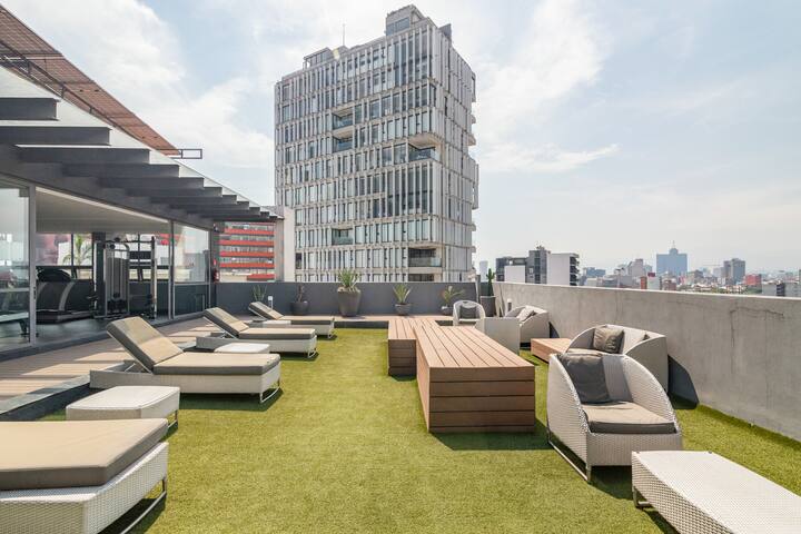 DestinoCDMX – Luxury apartment w/ private office gallery image 5