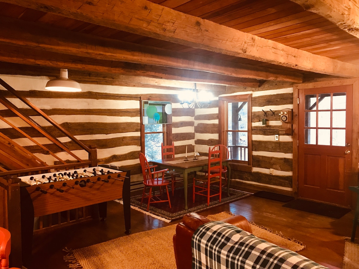 Spruce Run Cabin, a wooded retreat on the mountain Cabins for Rent in