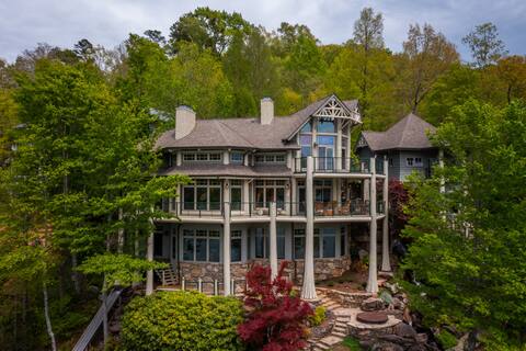 Luxury House with water slide
