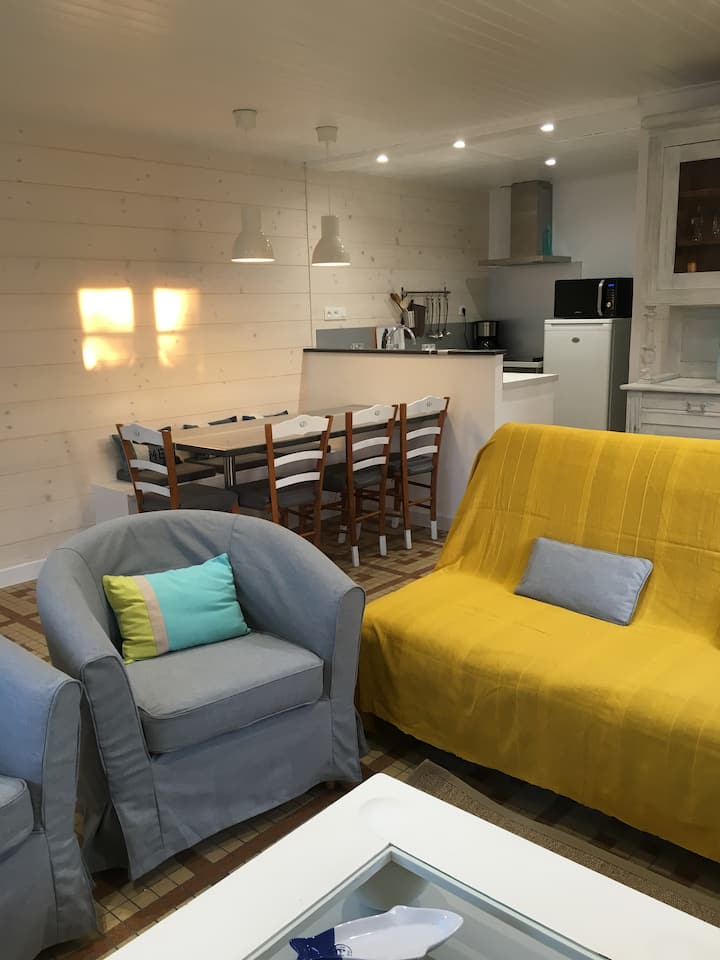 Maison Bord De Mer 6 Pers 50m Plage Le Vieil - Noirmoutier-en-l'Île