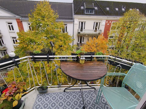 Successful Airbnb property: Old-building charm in lovely Eppendorf in Eppendorf