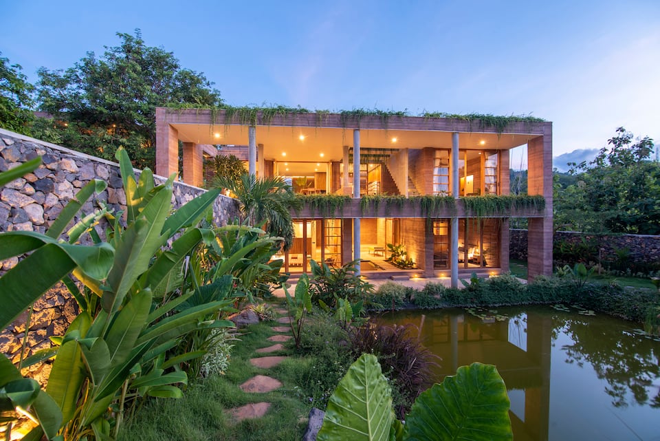 The Pondhouse, a rammed-earth villa in north Bali, Seririt, Bali, Indonesia, photo 1 of 10
