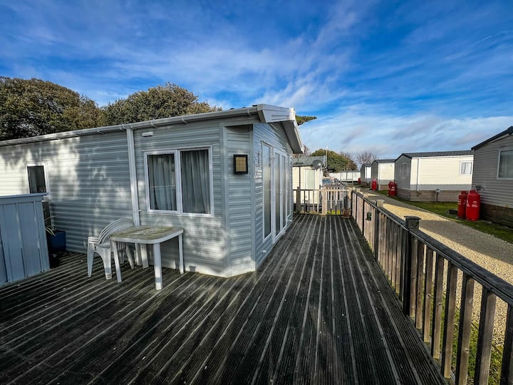 Caravan with decking at Azure Seas ref 32060AZ