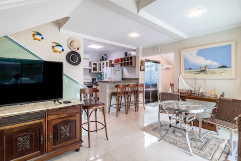 50m from the sea, Swimming pool, 2 Spaces and A/C and BBQ grill