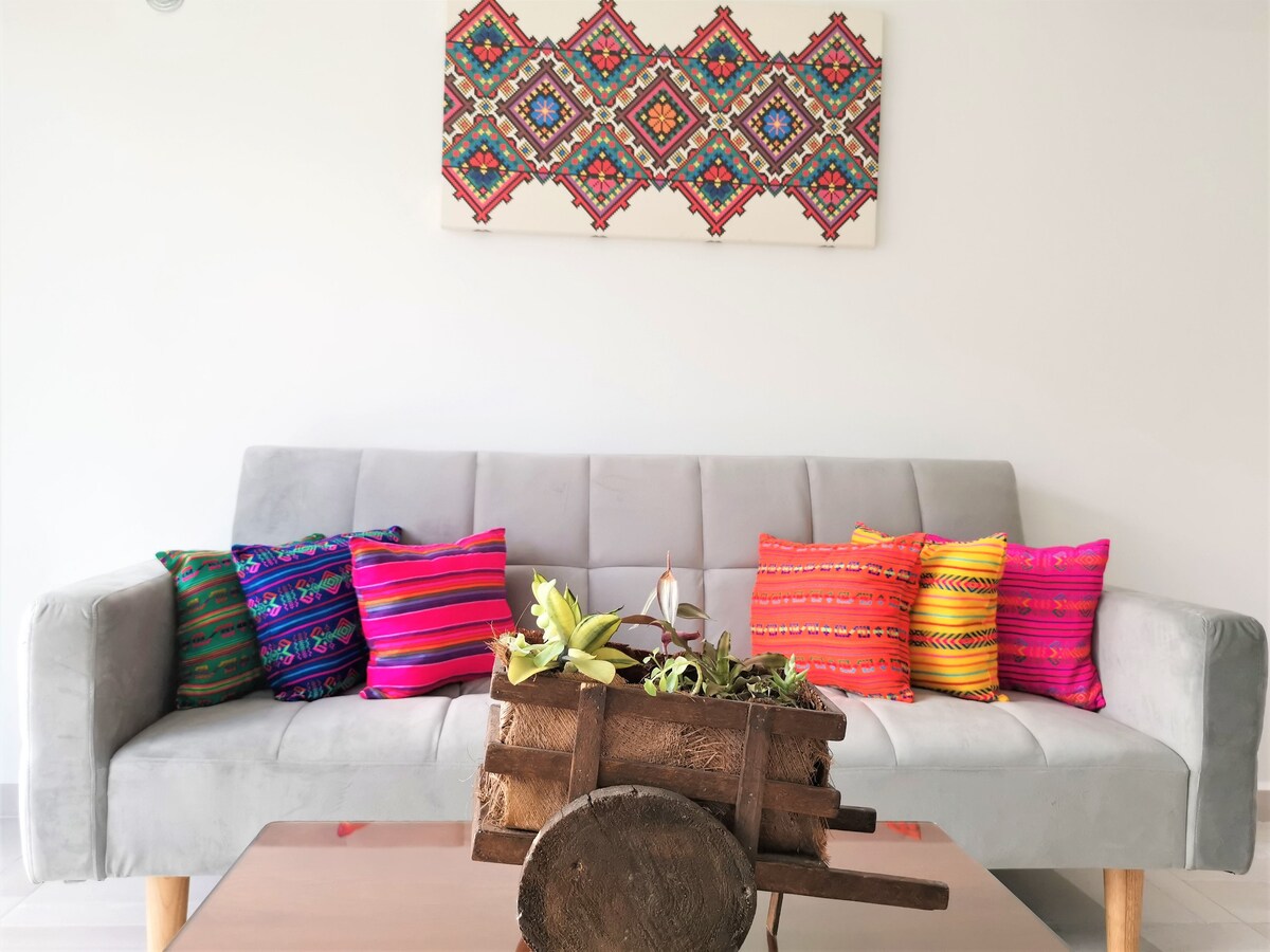 Top Airbnb: Villa Los Cabos, luxury apartment with pool en Supermanzana 329