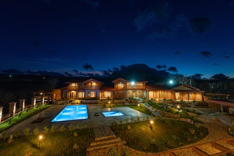 Two story cottage in Shalauri