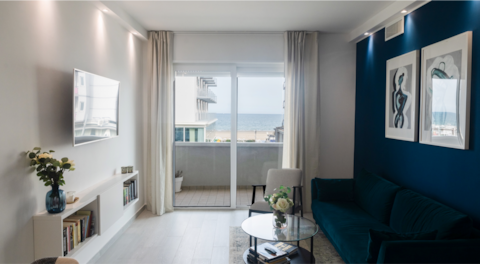 Top Airbnb: Beautiful apartment with a sea view a Riccione