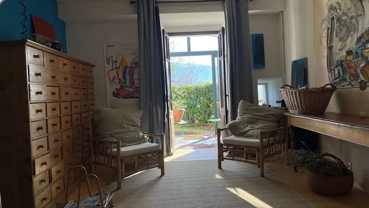 Studio Vue Belledonne, Jardin & Calme – La Tronche - Meylan