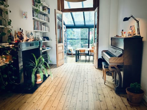 Family home with garden