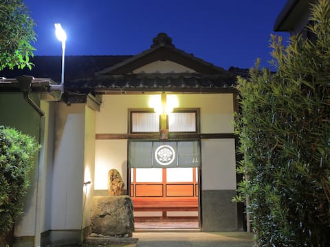 Stay in a rare old house next to a shrine