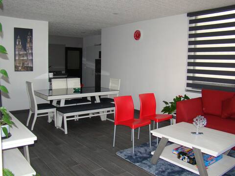 Popular Airbnb listing: Very cozy and modern ground floor apartment in San Juan Del Río