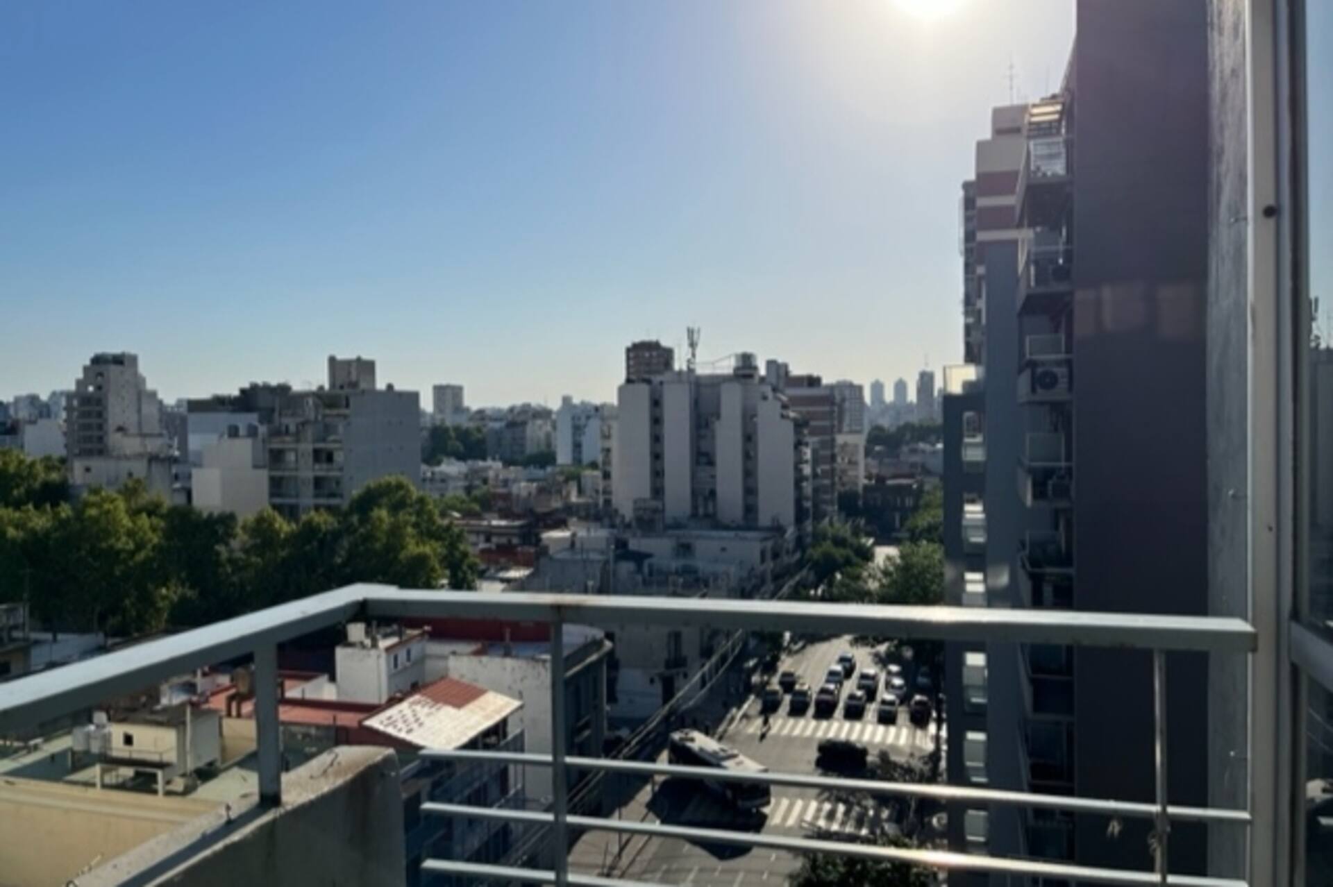 Apartamento de 2 ambientes com 1 quarto, terraço e piscina em Almagro