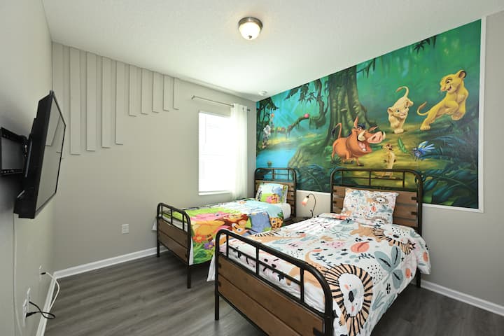 Стая Lion kiong с 2 единични легла