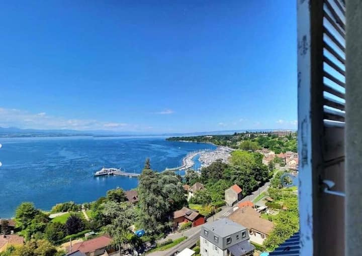 Appartement Avec Vue Panoramique à 180°, Lac Léman - Sciez