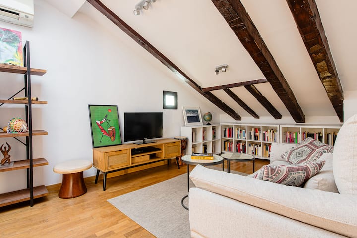 Nice Penthouse For 2 Pax In Lavapies - Madrid