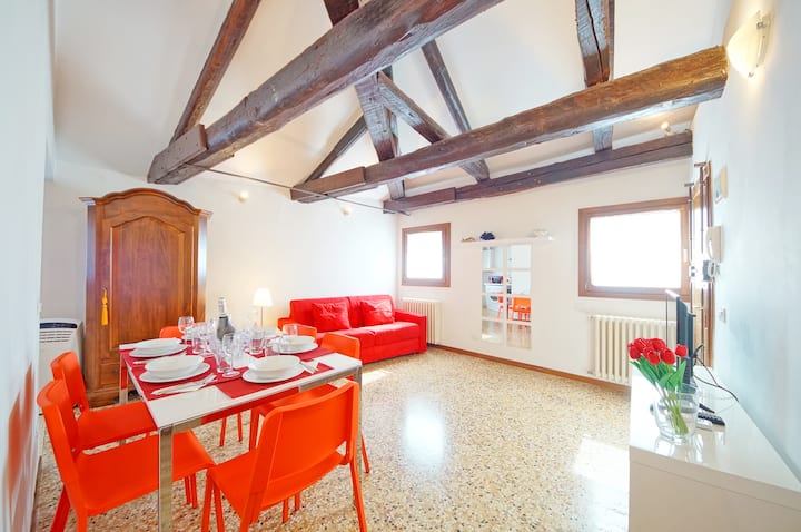 Meilleure Vue Et Terrasse De Venise: Wifi - A / C - Venice