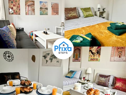 Spacious Indian Inspired House With Parking