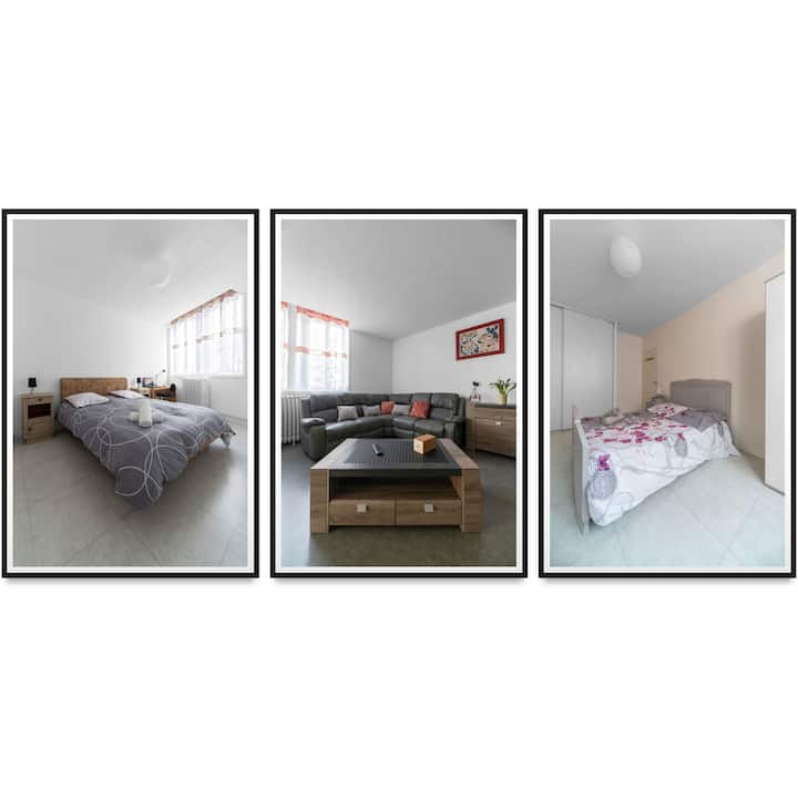Grand Appartement Design Et Lumineux, Pkg Gratuit - Vichy