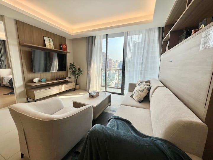 Free Airport Pickup|pool&gym|bts/mrt Max5ppl - Bangkok