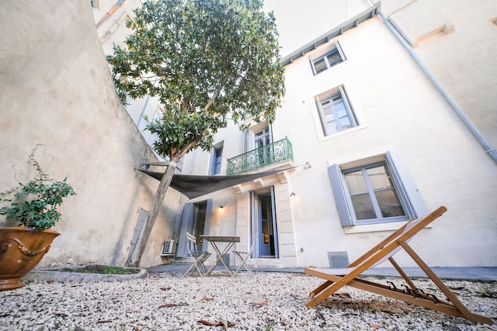 "Le Jardin De La Canourgue" T3, Centre Historique - Montpellier