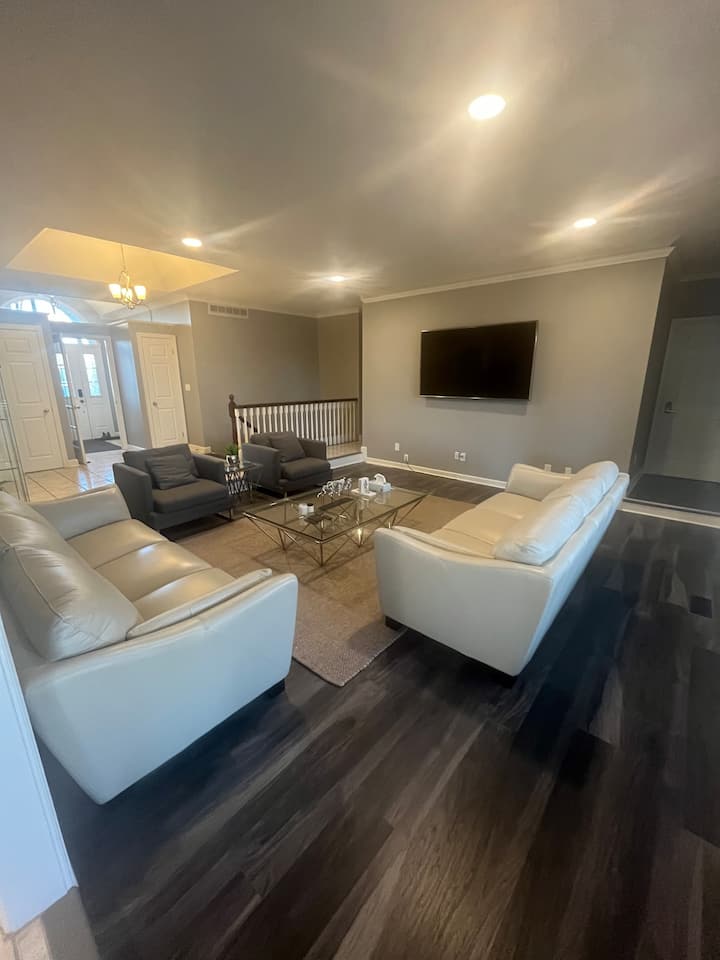 A - Large Bedroom With Tv And Closet - Kitchener
