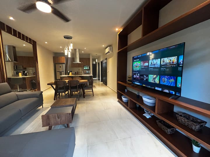 Lujoso Apartamento Con Acceso Directo A La Alberca - Playa del Carmen