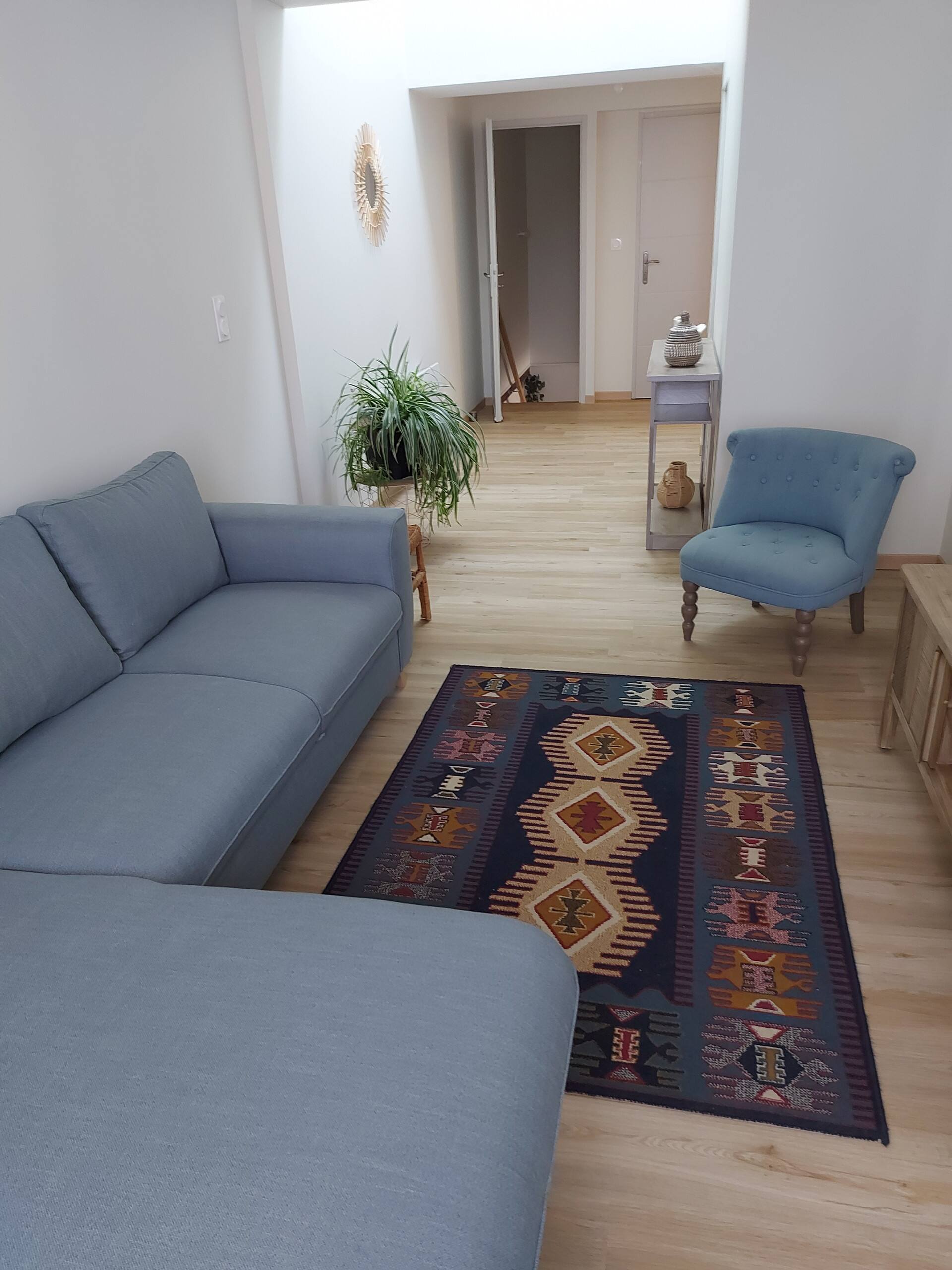 An apartment in the village.