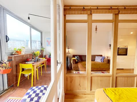 Annonce Airbnb populaire: Perfectly located 2 bedroom apartment. à Roscoff