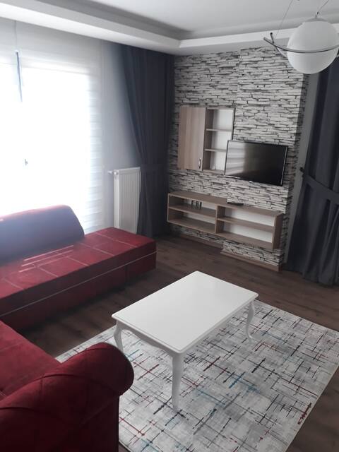 2+1 Apartment Across Yeşilyurt Shopping Mall