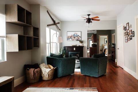 A spacious, cozy home just steps from the village.