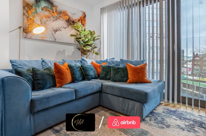 Lounge at Noor Luxury Accommodations Short Lets & Serviced Accommodation