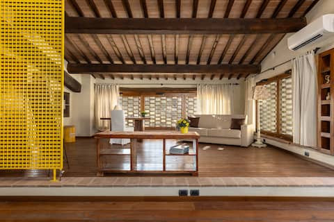 [SAN GIMIGNANO]Beautiful loft with garden and BBQ