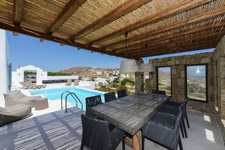 Villa in Ornos • Private Pool • BBQ • SeaView gallery image 2