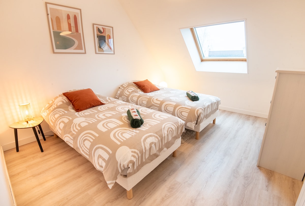 spálňa 2 dve samostatné lôžka